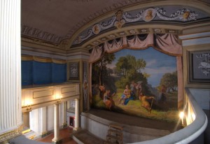 Il teatrino di corte del Castello di Aglié