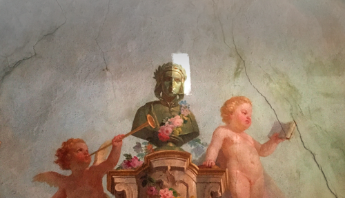 Particolare volta Studiolo di Dante, Palazzo Carignano