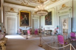 Sala esposizione arredi al Castello di Racconigi