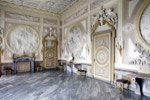 Sala, architetto Giovanni Battista Borra; stuccatore Carlo Giuseppe Bolina; le opere esaltano la figura mitologica di Diana