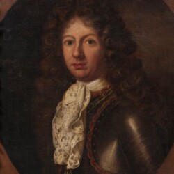 La costruzione di Palazzo Carignano su progetto di Guarino Guarini si deve alla committenza del principe Emanuele Filiberto detto il Muto. Pur essendo nato sordo, fu grande conoscitore e attento studioso di architettura, uomo colto e di grande intelligenza che non considerò la sua disabilità un limite, anzi nel suo testamento del 1698 si definì "uomo privilegiato in vita dalla nascita e dalla fortuna". Il suo ritratto, opera di autore ignoto, risale al terzo quarto del XVII secolo ed è conservato al primo piano del Castello di Racconigi.